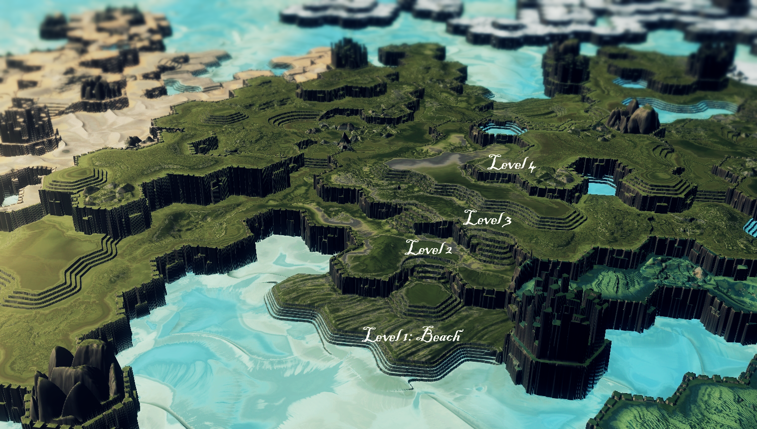 菲恩 – 远古者的棋盘 [6000 x 6000 多群系生存地图, 923 个地块] | 六边形场景 [1.8+]插图1