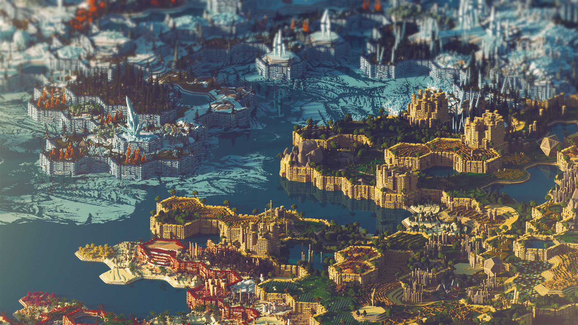 菲恩 – 远古者的棋盘 [6000 x 6000 多群系生存地图, 923 个地块] | 六边形场景 [1.8+]插图10