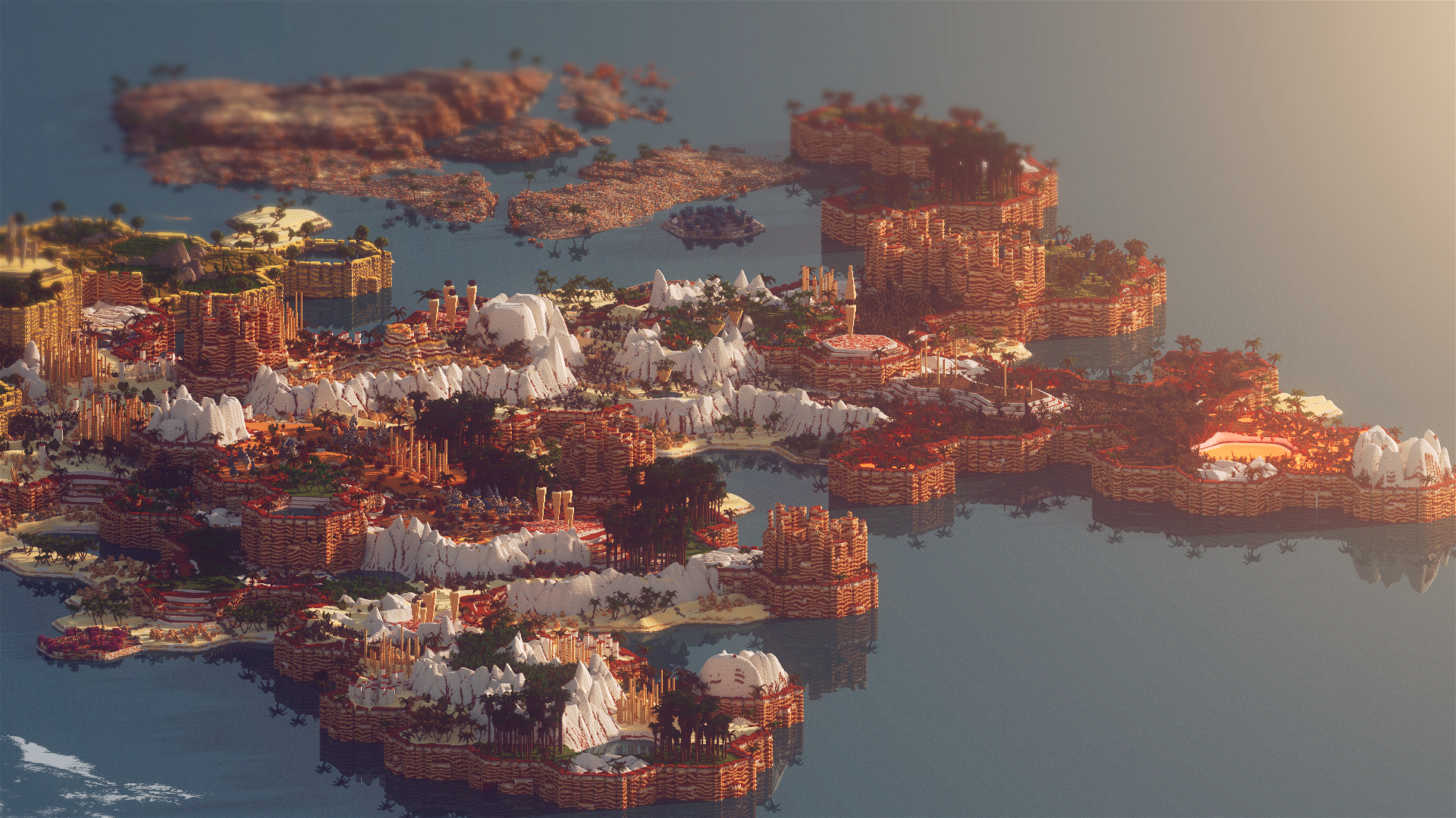 菲恩 – 远古者的棋盘 [6000 x 6000 多群系生存地图, 923 个地块] | 六边形场景 [1.8+]插图16